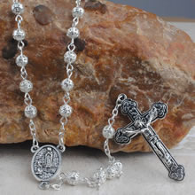 Metal beads rosary